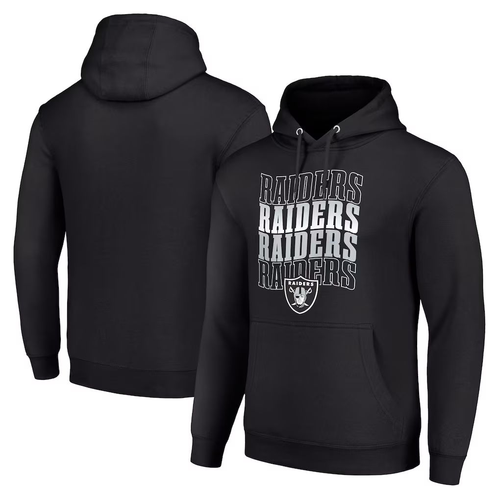Men 2026 NFL Oakland Raiders black Hoodie hooded style 02->oakland raiders->NFL Jersey